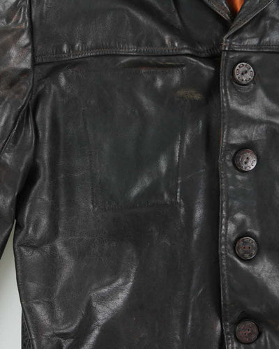 Vintage 50s Hep Cat Leather Jacket - M