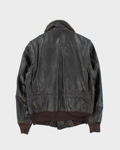 Vintage 60s Peter's Avion Leather Bomber Jacket - M