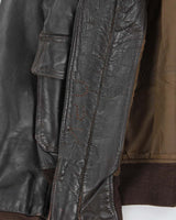 Vintage 1970s Peter's US Navy G-1 Horsehide Leather Flight Jacket - M