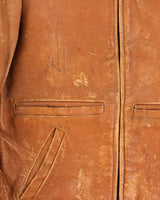 Vintage 1940s Bormcolt By Borman Sportswear Ponyhide Leather Jacket - L