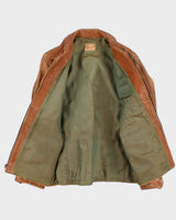 Vintage 1940s Bormcolt By Borman Sportswear Ponyhide Leather Jacket - L