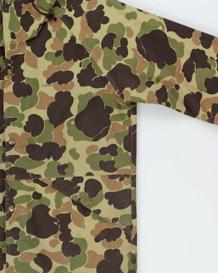 Vintage 1990s Cabela's Camouflage Gore-Tex Made In U.S.A Hooded Jacket - L