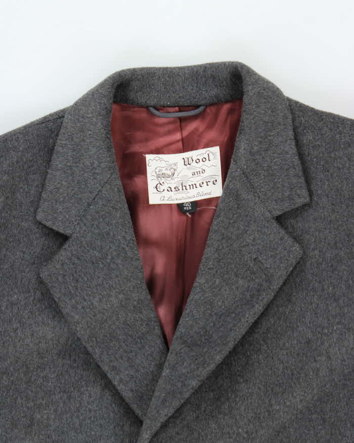 Vintage Moores Wool & Cashmere Coat - L