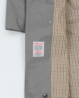 Vintage 1980s London Fog Grey Oversized Weatherproof Trench Coat - L