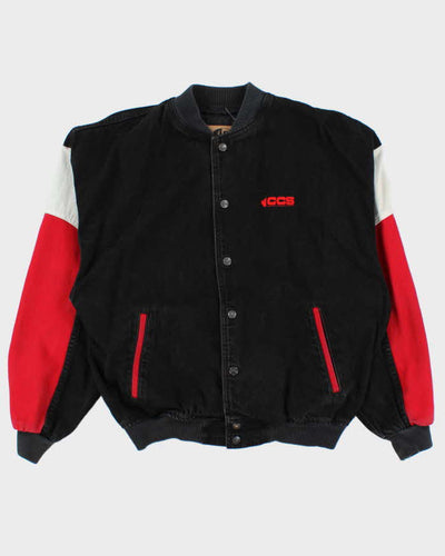 Vintage 1990s ID Wear Varsity Cotton Bomber Jacket - M