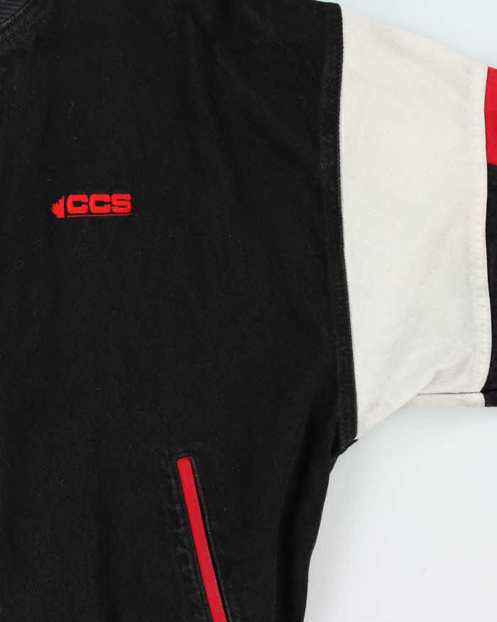 Vintage 1990s ID Wear Varsity Cotton Bomber Jacket - M