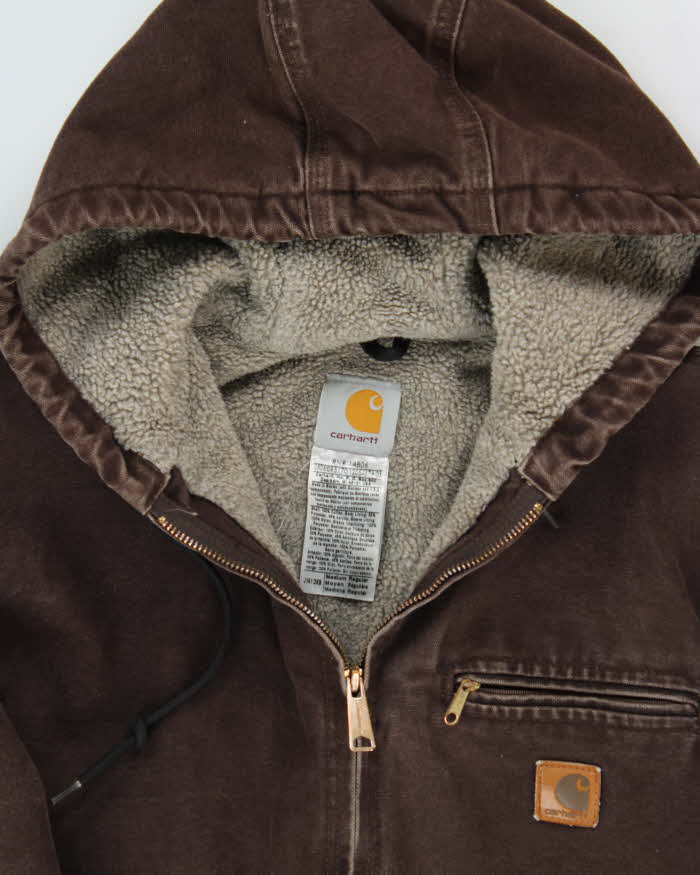 Vintage 00s Carhartt J141 Sherpa Lined Active Workwear Jacket - M