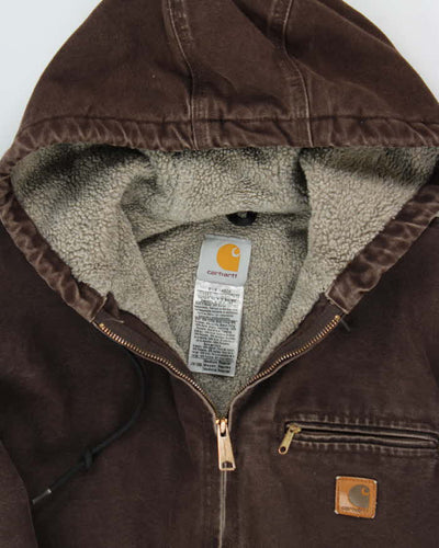 Vintage 00s Carhartt J141 Sherpa Lined Active Workwear Jacket - M