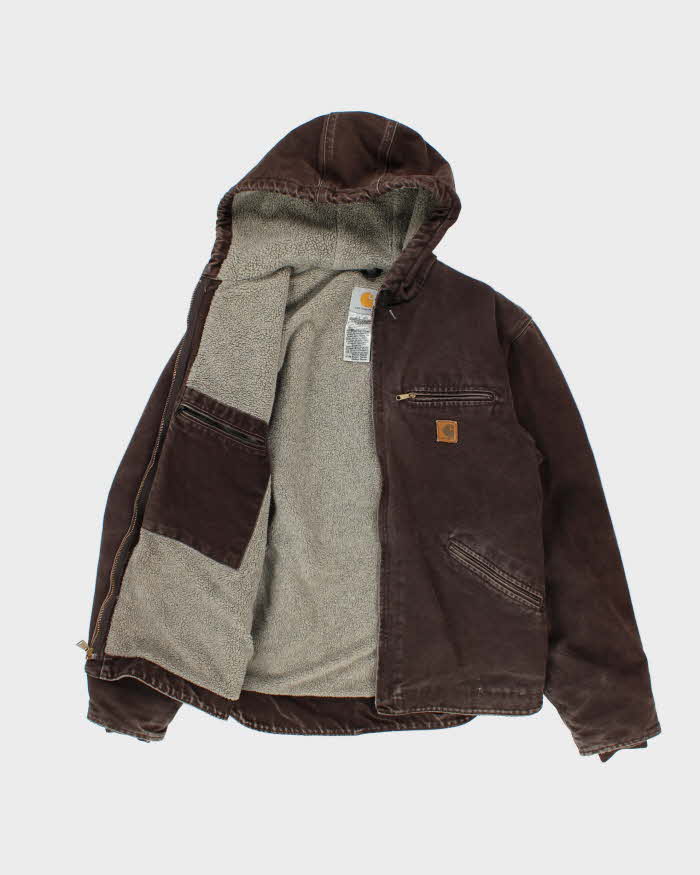 Vintage 00s Carhartt J141 Sherpa Lined Active Workwear Jacket - M