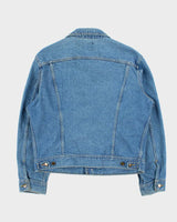 Vintage 1980s Lee Jeans Light Wash Denim Jacket - XL