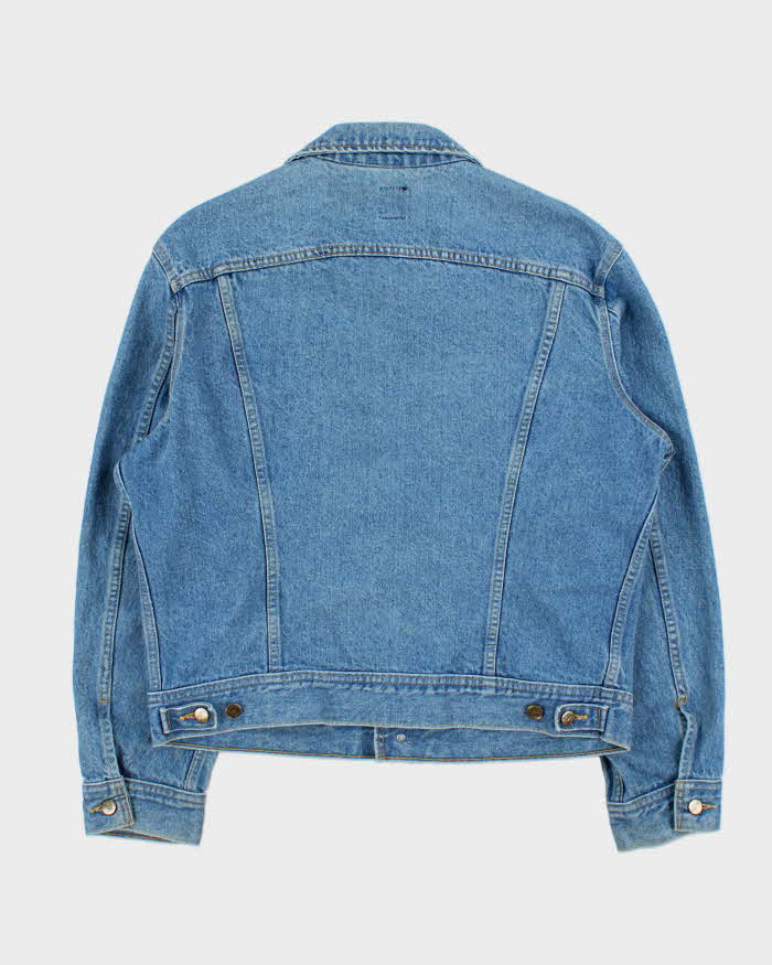 Vintage 1980s Lee Jeans Light Wash Denim Jacket - XL