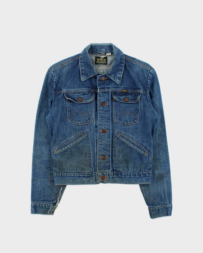 Vintage 1960s Wrangler Maverick Bluebell Denim Jacket - S