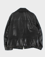 Vintage 1990s New York State Rochester Police Department Leather Jacket - XL