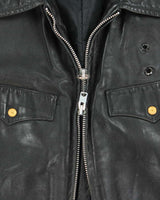 Vintage 1990s New York State Rochester Police Department Leather Jacket - XL