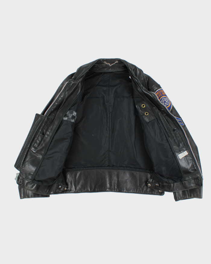 Vintage 1990s New York State Rochester Police Department Leather Jacket - XL
