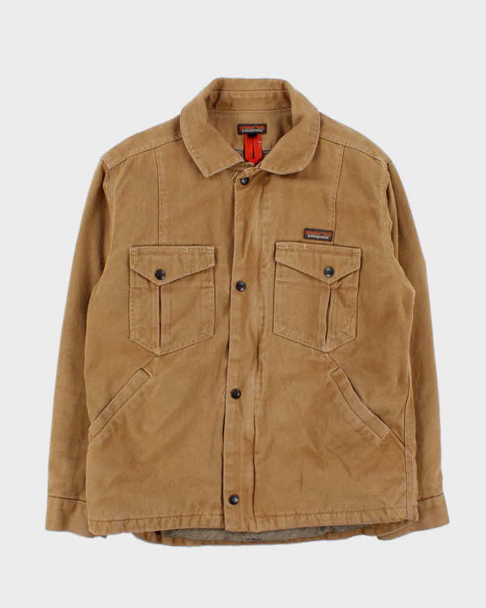 Vintage Tan Patagonia Insulated Oversized Workwear Chore Jacket - M