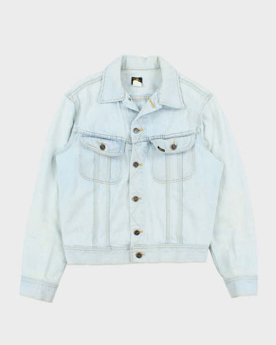 Vintage 1980s Lee Jeans Light Denim Patch Jacket - M