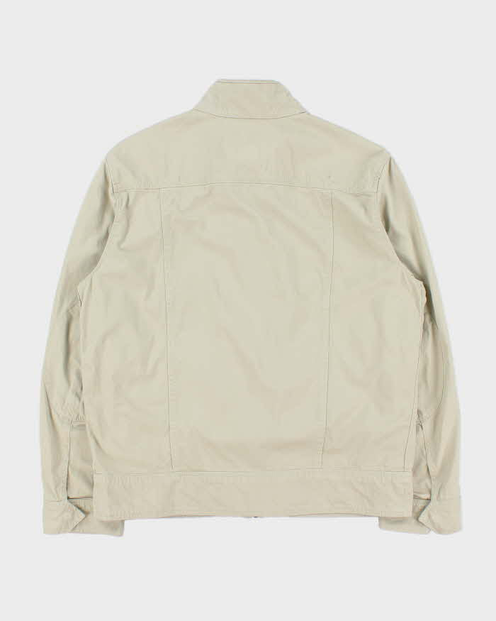 Vintage Y2K 00s Lacoste Metal Croc Cotton Zip Up Jacket - L