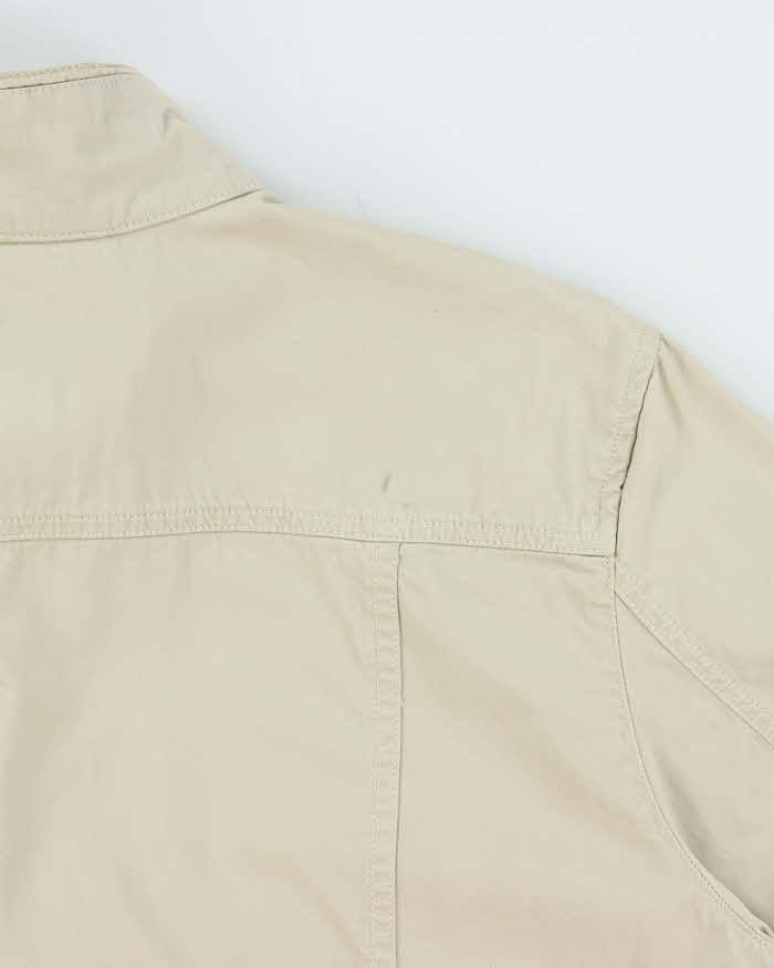 Vintage Y2K 00s Lacoste Metal Croc Cotton Zip Up Jacket - L