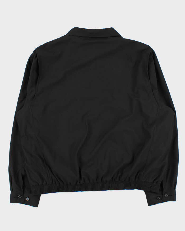 Vintage 00s Black Polo Ralph Lauren Soft Shell Harrington Jacket - XXL