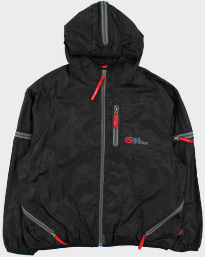 Vintage Y2K 00s Black Ecko UNTLD Oversized Hooded Jacket - XL