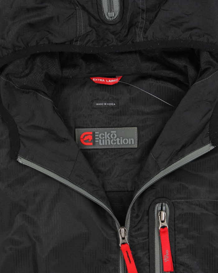 Vintage Y2K 00s Black Ecko UNTLD Oversized Hooded Jacket - XL