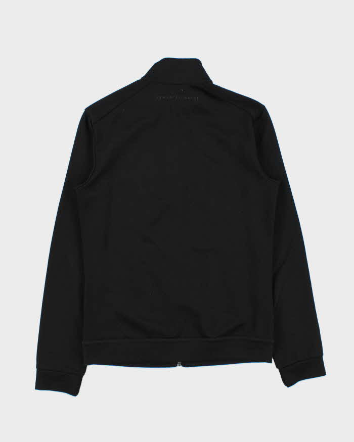 Vintage Armani Exchange Black Shimmer Track Jacket - S