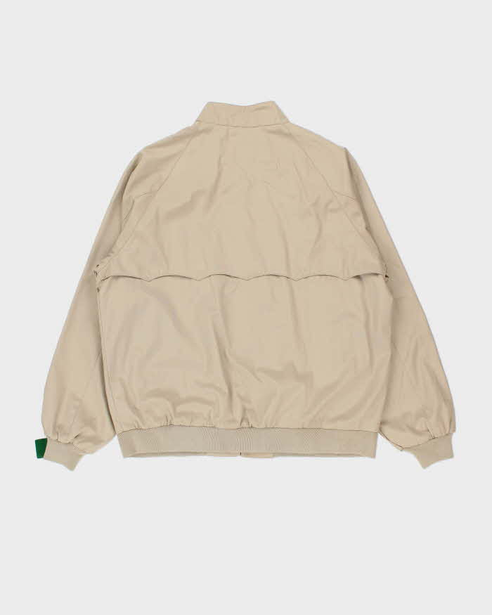DSWT Vintage 1990s Izod Polycotton Beige Harrington Jacket - L