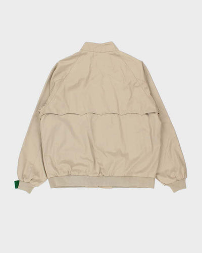 DSWT Vintage 1990s Izod Polycotton Beige Harrington Jacket - L