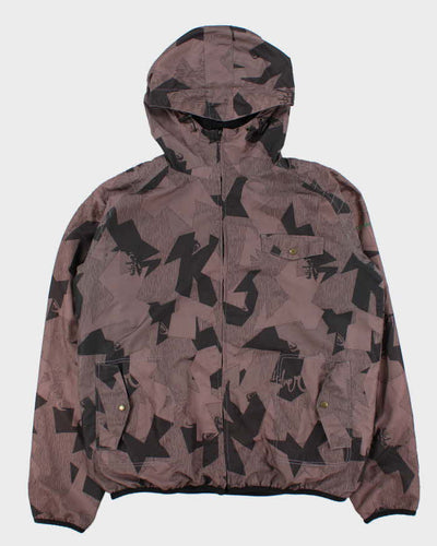 Vintage Y2K 00s Quiksilver Graphic Hooded Zip-Up Shell Jacket - L