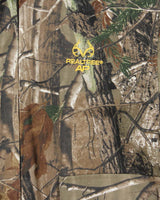 Vintage Real Tree All Purpose Woodland Camo Insulated Hooded Workwear Jacket - XL