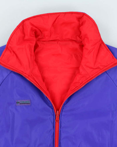 Vintage 1980s Columbia Thinsulate Radial Sleeve Reversible Padded Jacket - L