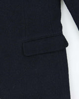 Vintage 00s Ermenegildo Zegna Navy Blue Swiss Made Wool Single Breasted Blazer - XL