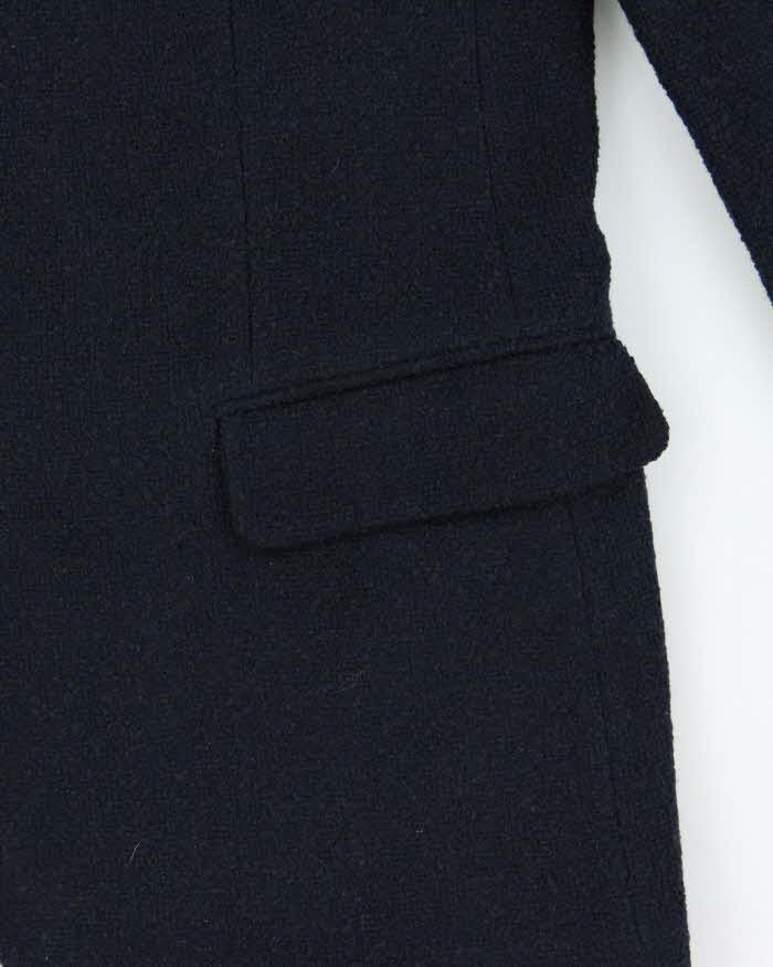 Vintage 00s Ermenegildo Zegna Navy Blue Swiss Made Wool Single Breasted Blazer - XL