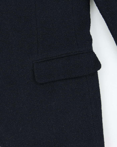 Vintage 00s Ermenegildo Zegna Navy Blue Swiss Made Wool Single Breasted Blazer - XL