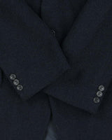 Vintage 00s Ermenegildo Zegna Navy Blue Swiss Made Wool Single Breasted Blazer - XL