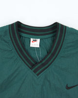 Vintage 1990s Nike Shell V-Neck Pullover Windbreaker - XL