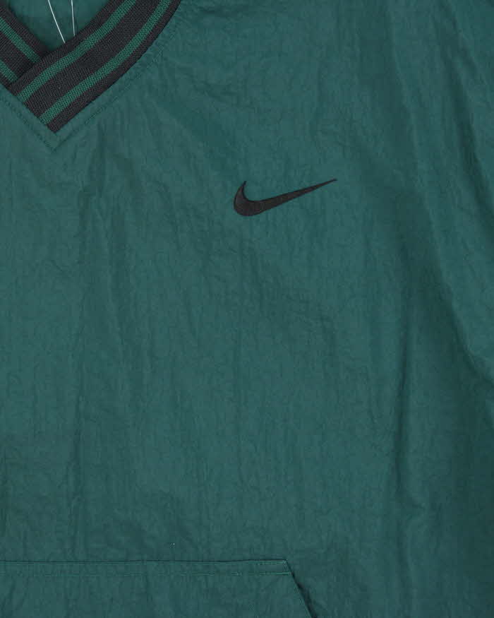 Vintage 1990s Nike Shell V-Neck Pullover Windbreaker - XL