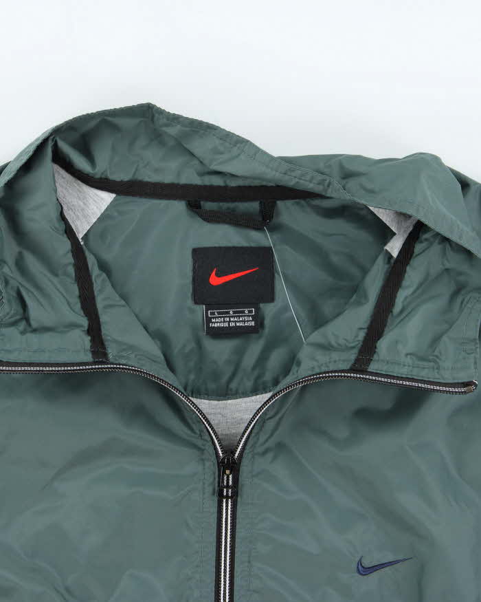 Vintage 1990s Nike Shell Zip-Up Windbreaker - L