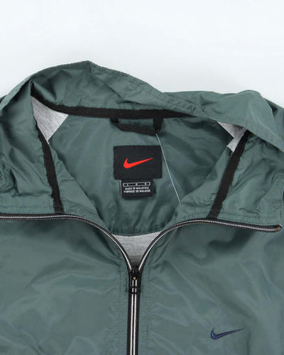 Vintage 1990s Nike Shell Zip-Up Windbreaker - L