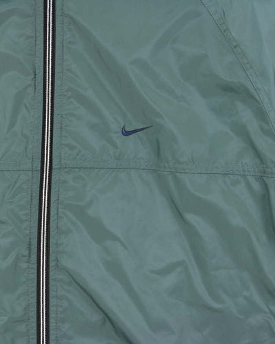 Vintage 1990s Nike Shell Zip-Up Windbreaker - L