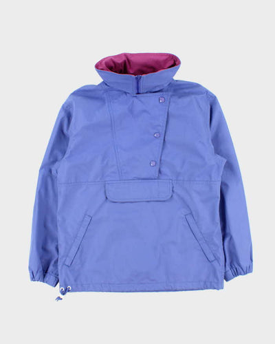 Vintage 1990s Eddie Bauer Quarter-Zip Pullover Windbreaker - S