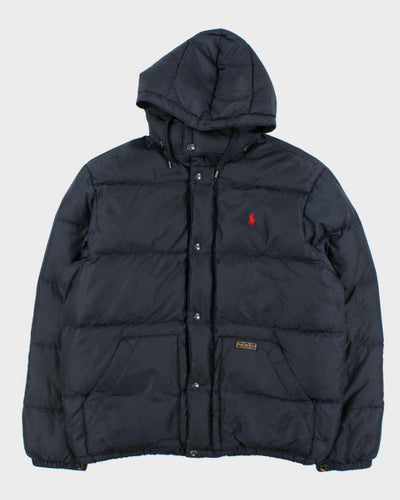 Vintage Ralph Lauren Hooded Down Puffer Jacket - M