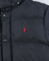 Vintage Ralph Lauren Hooded Down Puffer Jacket - M