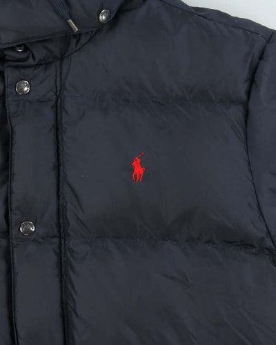 Vintage Ralph Lauren Hooded Down Puffer Jacket - M