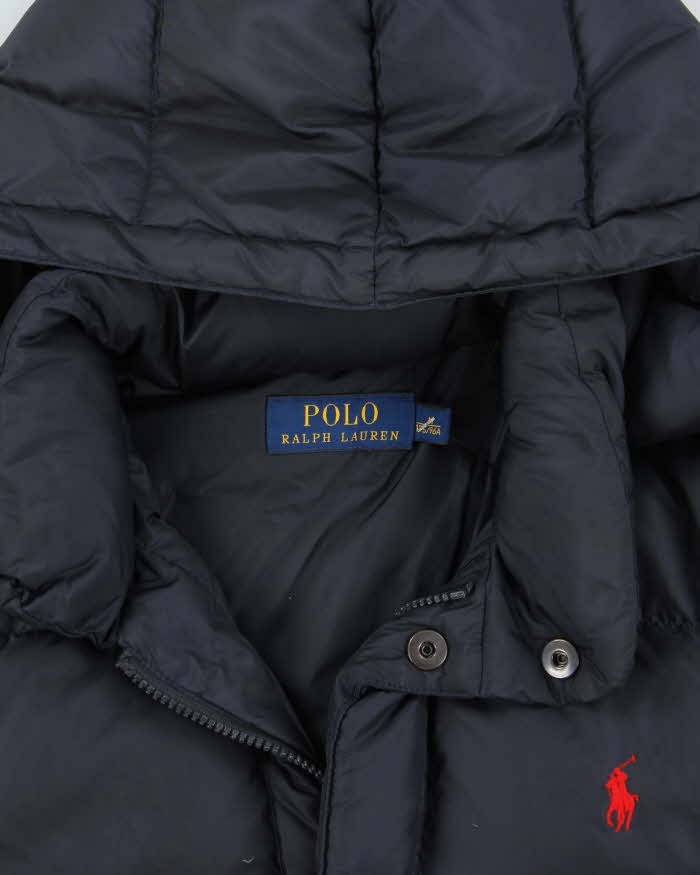 Vintage Ralph Lauren Hooded Down Puffer Jacket - M