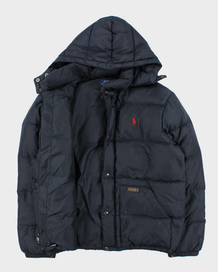 Vintage Ralph Lauren Hooded Down Puffer Jacket - M