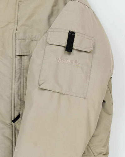 Vintage Columbia Heavyweight Down Hooded Jacket - L