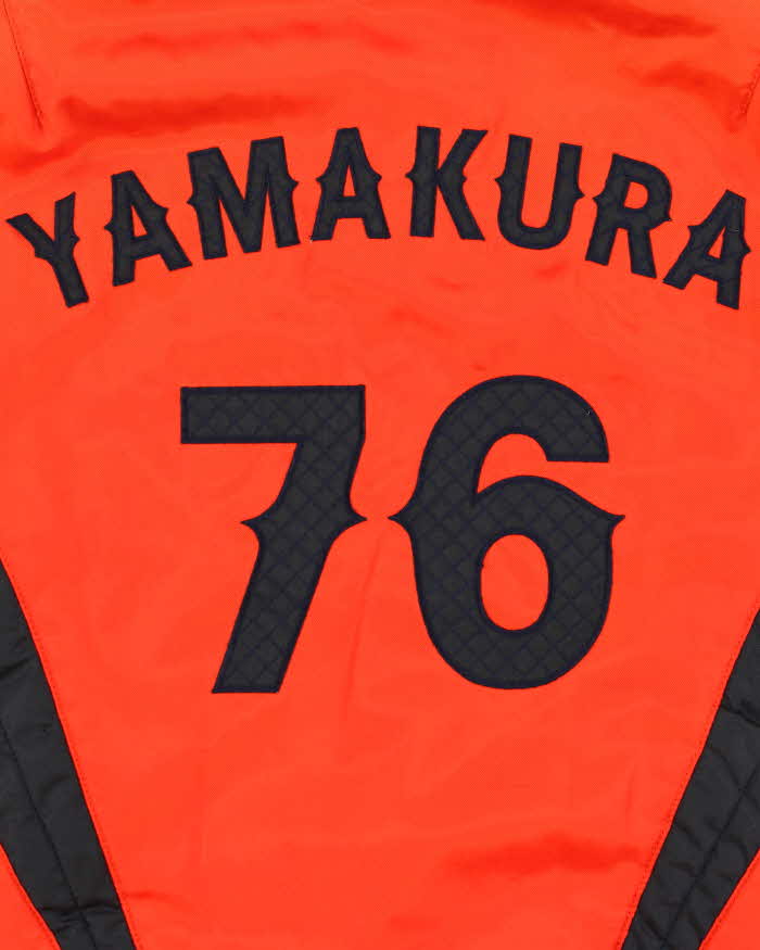 Vintage 90s Asics x Junko Koshino Giants Reversible Bomber Jacket - XL