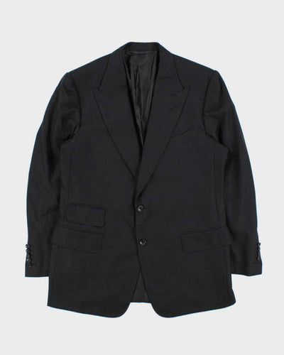 Tom Ford Grey Striped Pure Cashmere Notched Lapel Blazer - XXXL